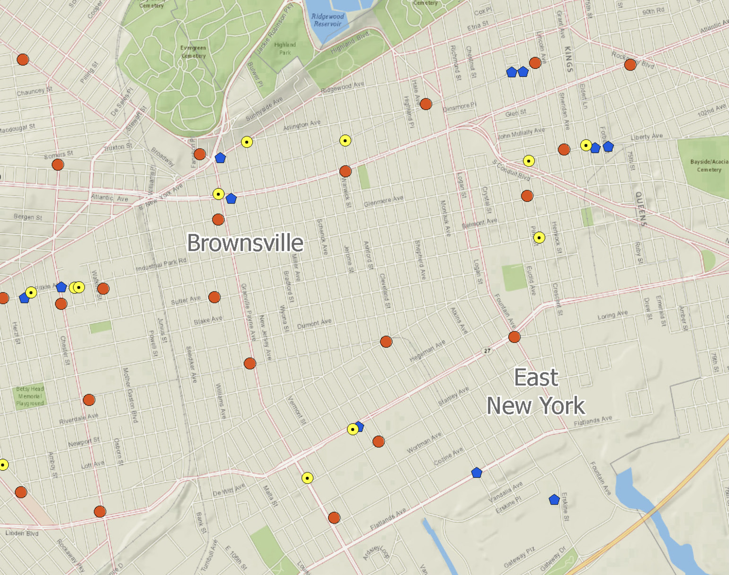 Maps: Financial Services in NYC Neighborhoods