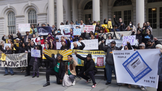 A rally for the Community Land Act